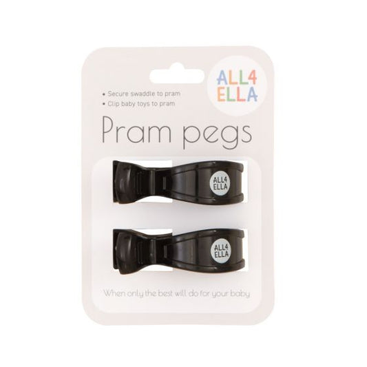 All4Ella | Pram Pegs | Stroller Clip | 2 Pack