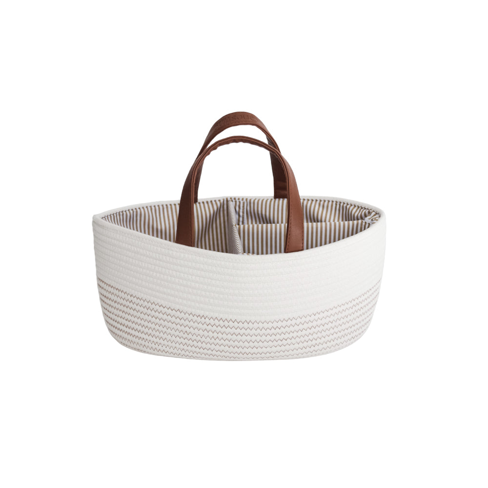 Nestling Nappy Caddy - White