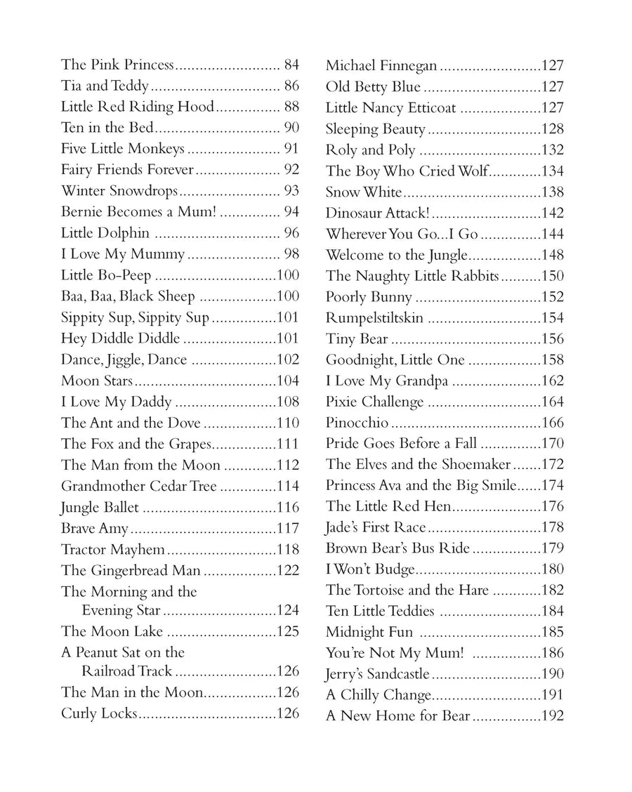 A Treasury Of Bedtime Stories