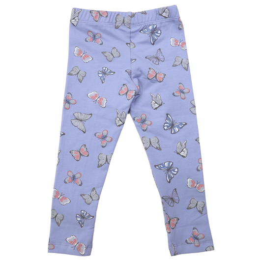 Korango | Butterfly Print Leggings Blue herron ( 9-12 Months )
