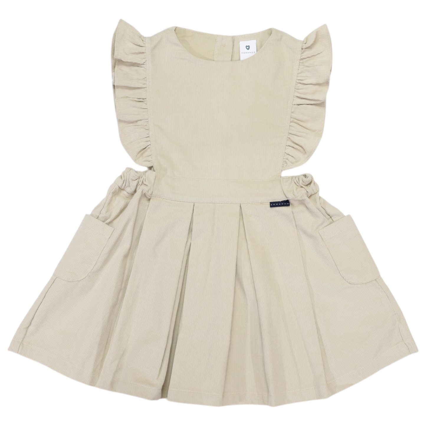 Korango |Cord Dress Beige