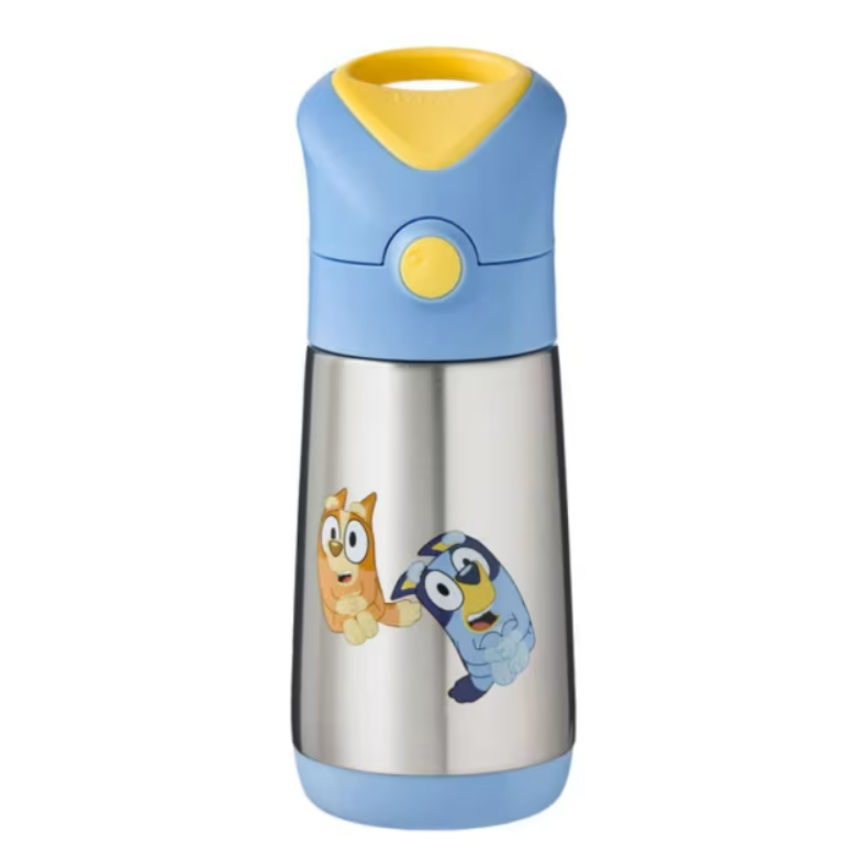 B.BOX 350ml Insulated Drink Bluey