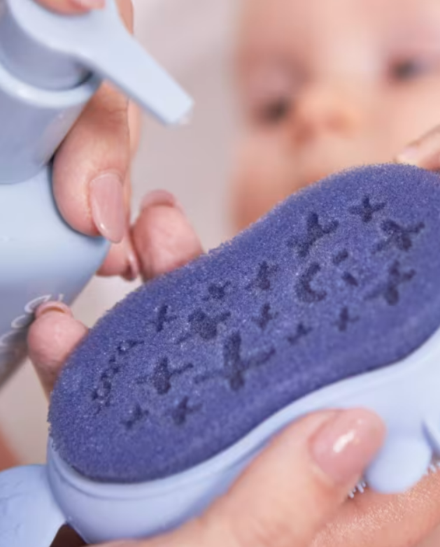 B.BOX Baby Bath Brush - Lullaby Blue