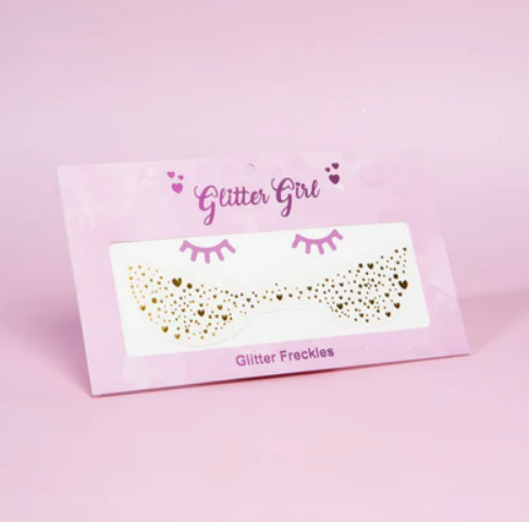 Glitter Girl Glitter Freckles Hearts