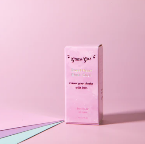 Glitter Girl Sweet Heart Blush Stick (07 Sugar Heart)