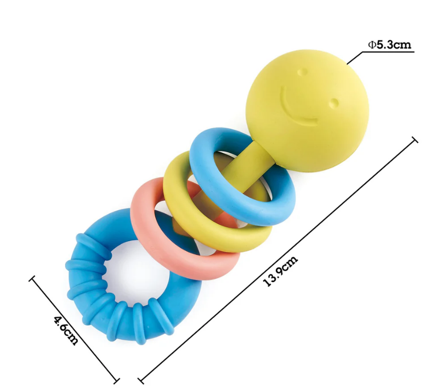 Hape | Eco Rattling Rings Teether