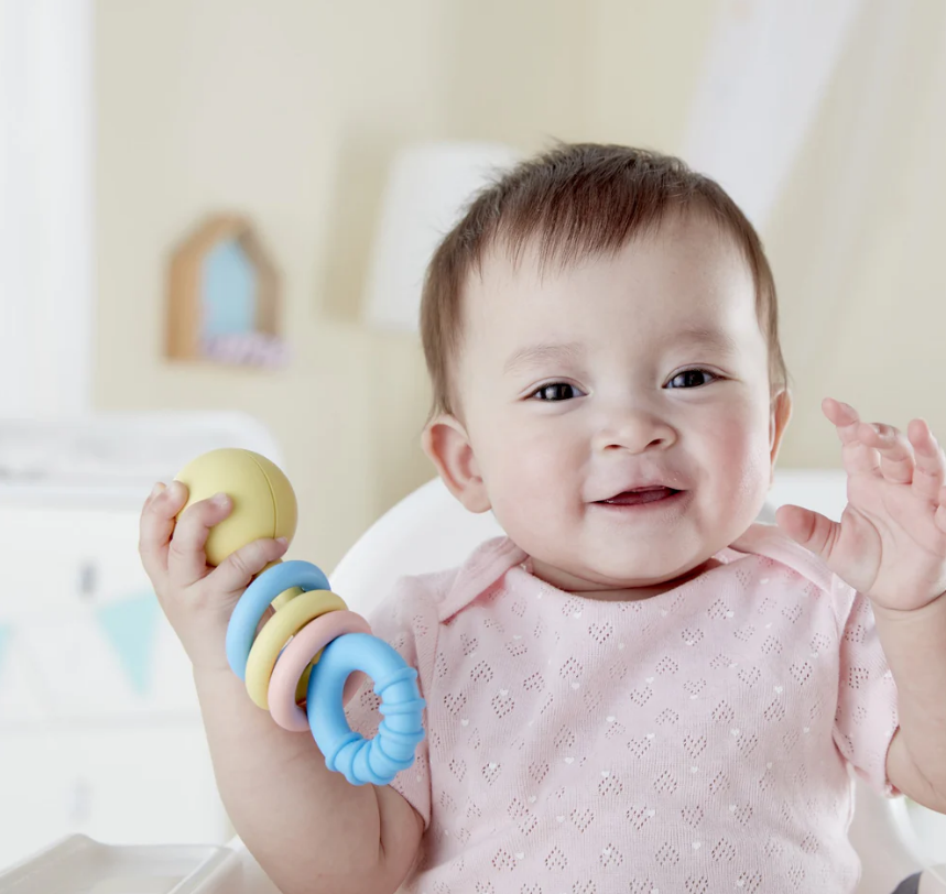 Hape | Eco Rattling Rings Teether