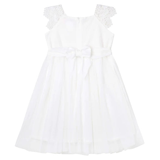 Designer Kidz | Angie Lace Bodice Dress | Ivory