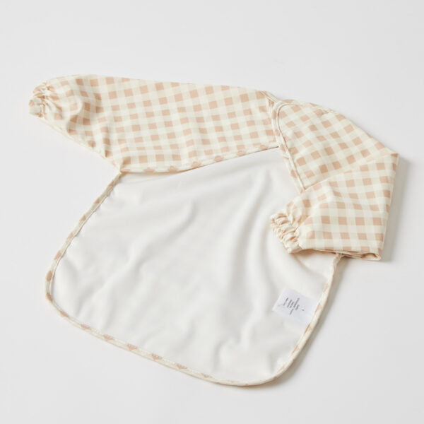 Gingham Smock Bib