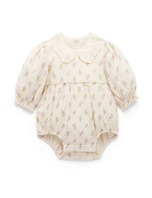 Purebaby | Primrose Gathered Bodysuit
