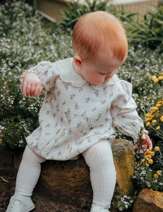 Purebaby | Primrose Gathered Bodysuit