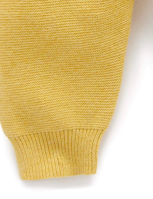 Purebaby | Knit Leggings | Mustard Melange | Size 3 Years