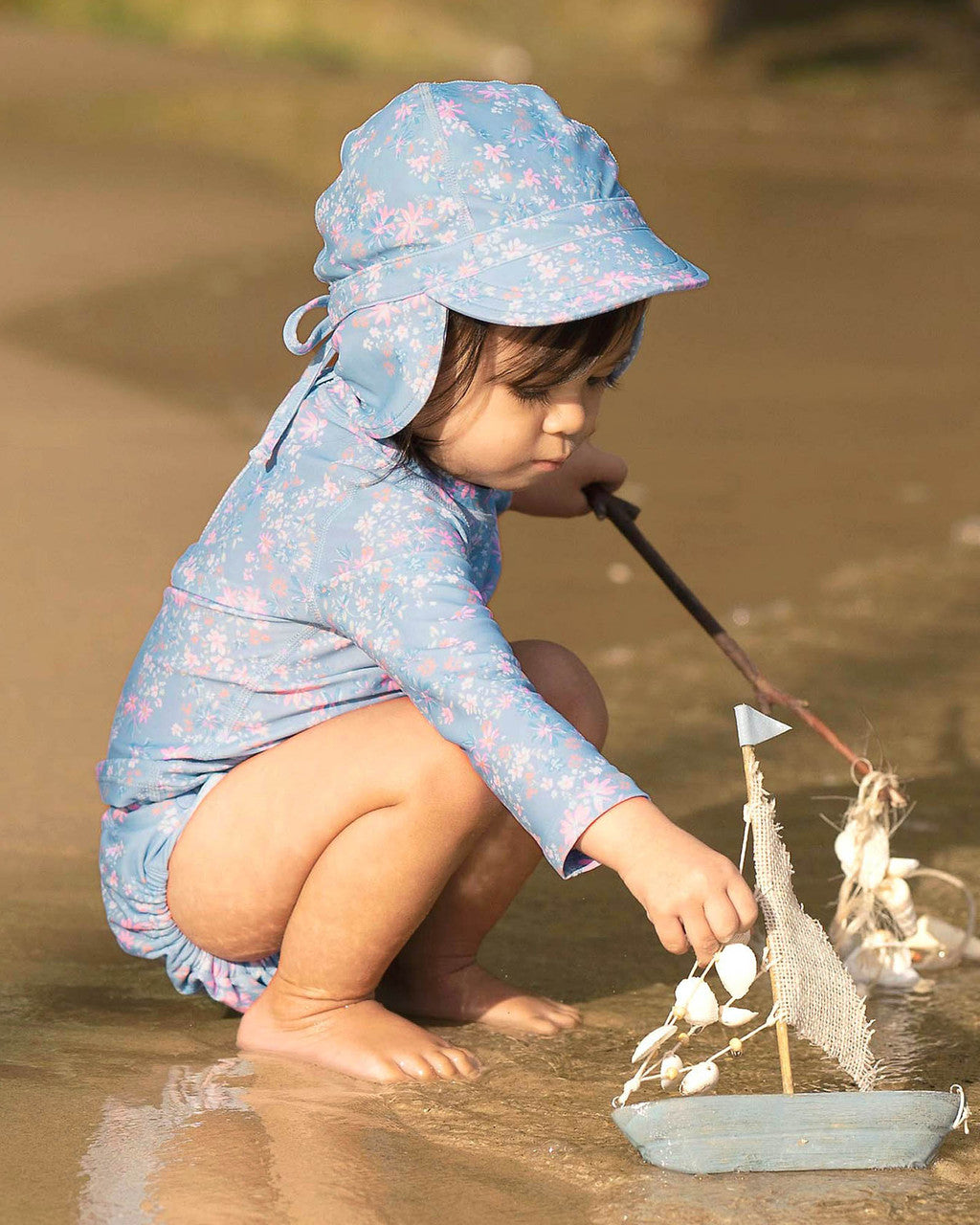 Toshi | Swim Flap Cap | Athena Newborn