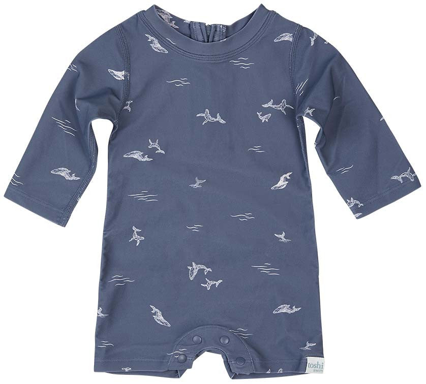 Toshi | Swim Onesie Long Sleeve | Whale