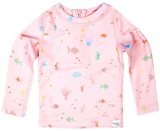 Toshi | Swim Rashie Long Sleeve | Coral