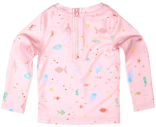 Toshi | Swim Rashie Long Sleeve | Coral