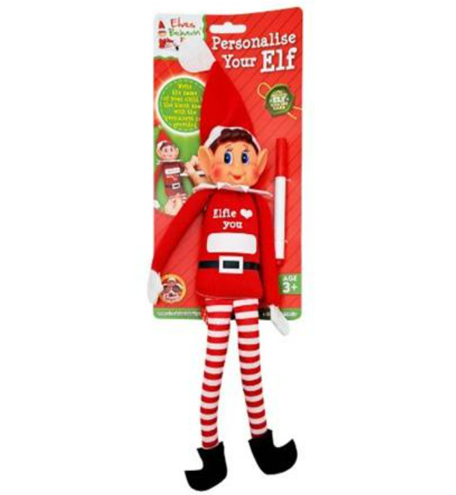 Xmas Naughty Elf Personalised