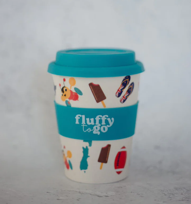 Fluffy to go | Coffee Cup | Kiwiana | Large