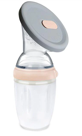 Haakaa | Generation 3 250ml Silicone Breast Pump & Silicone Cap Set - Peach