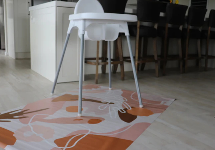 Mess Mats | Designed for mess | Peach Flora