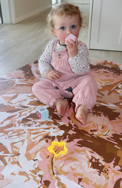 Mess Mats | Designed for mess | Peach Flora