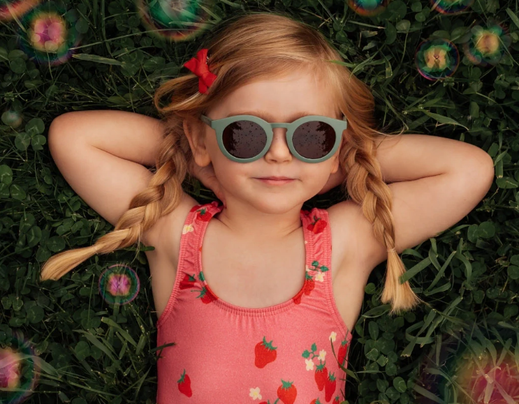 Grech and Co | Classic Child Sunglasses | Orchard | Bendable and Polarised