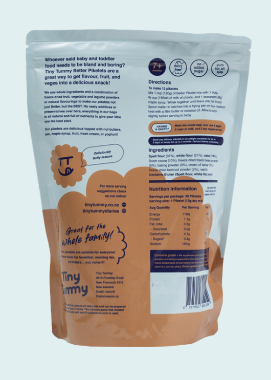 Tiny Tummy | Better Pikelets - Chocolate