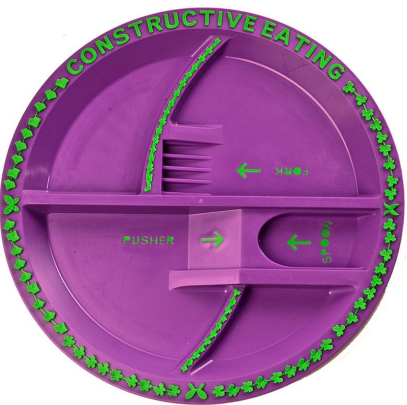 Construction Eating | Garden Fairy Plate