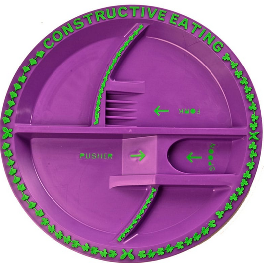 Construction Eating | Garden Fairy Plate