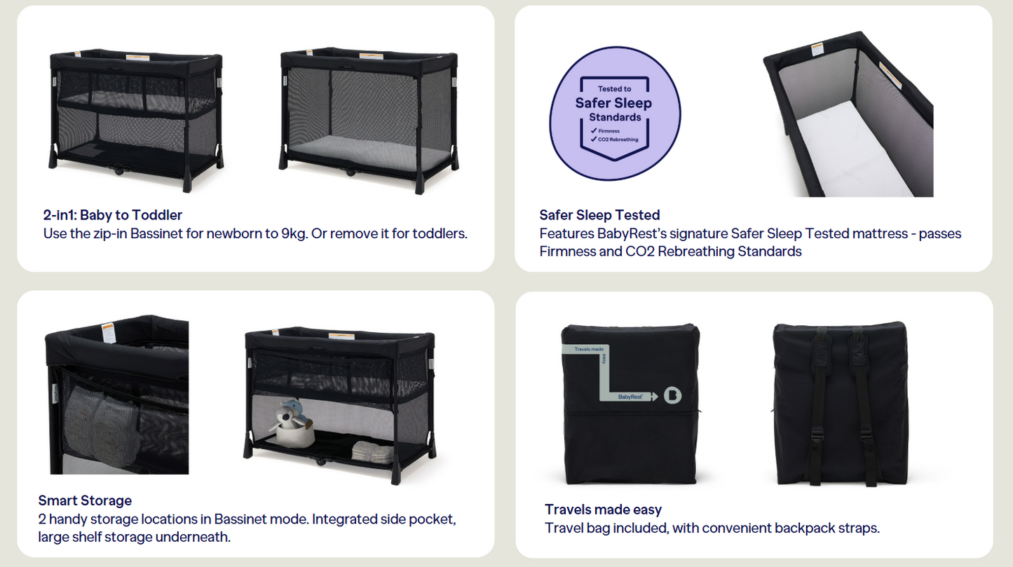 Babyrest | Journey Travel Cot
