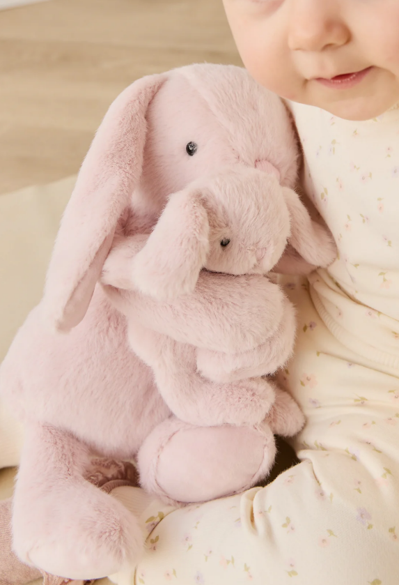 Jamie Kay | Snuggle Bunnies | Frankie the Hugging Bunny - Blossom 30cm