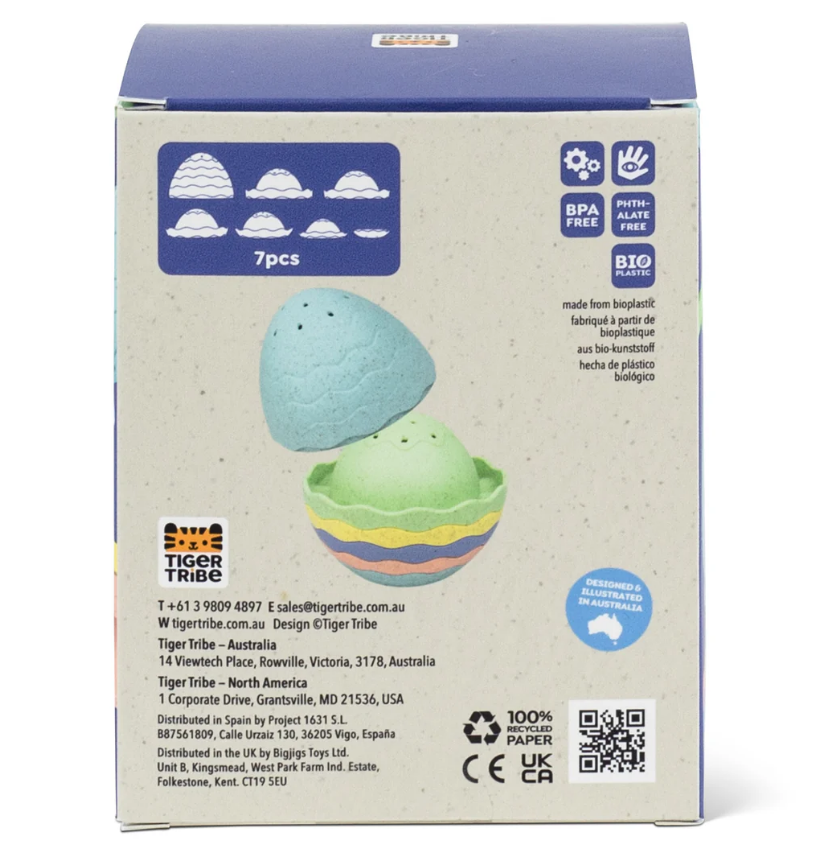 TigerTribe | Stack & Pour - Bath Egg - Eco
