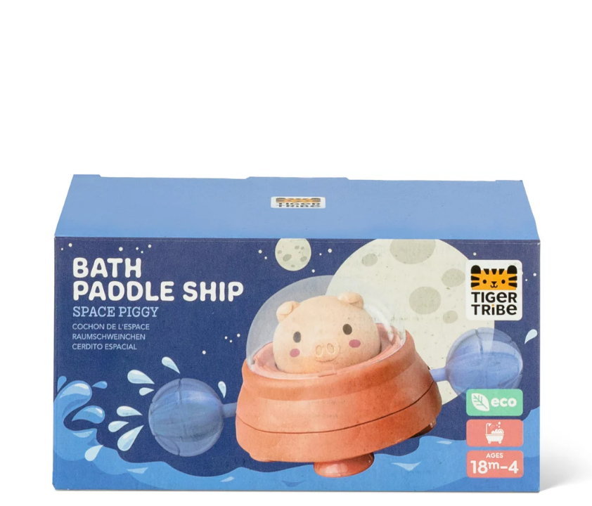TigerTribe | Bath Paddle Ship - Space Piggy