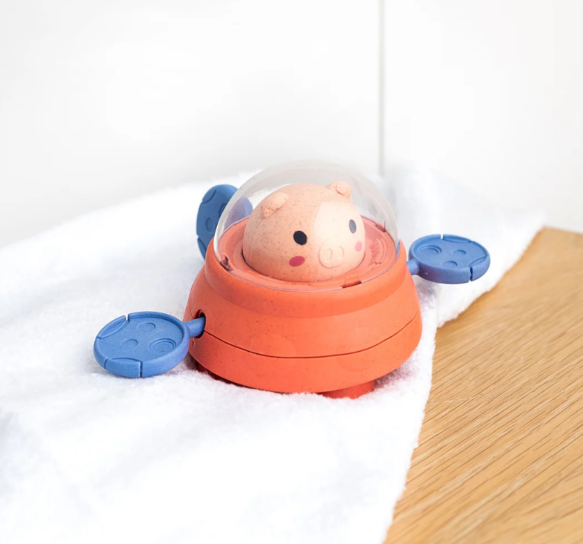 TigerTribe | Bath Paddle Ship - Space Piggy