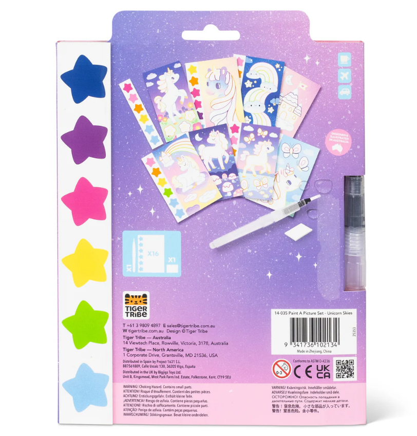 TigerTribe | Paint a Picture Set - Unicorn Skies