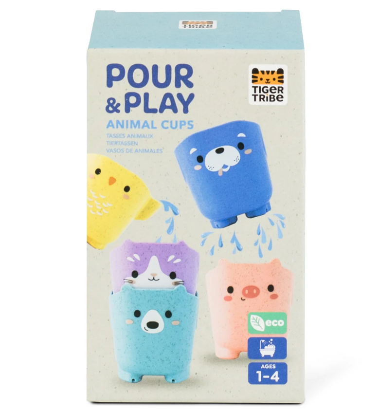 TigerTribe | Pour & Play - Animal Cups