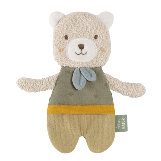 Fehn NATUR Crinkle Bear | Organic Cotton