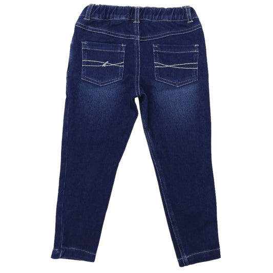 Korango | Adjustable Waist Stretch Denim Jean | Dark Blue