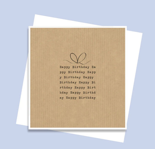 The Little Card Factory | Happy Birthday | NZ Made