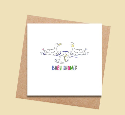 Marina B | Baby Shower Card | 3 Little Ducks