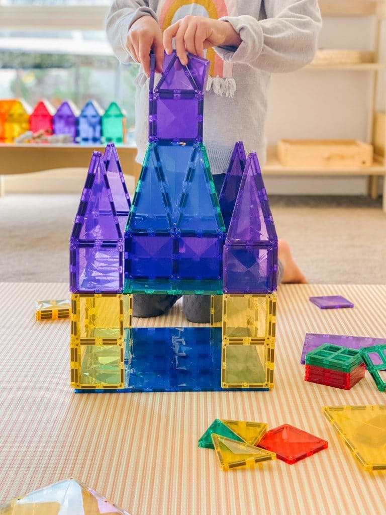Connetix | Magnetic Tiles | Rainbow Blue & Green Base Plate 2 piece