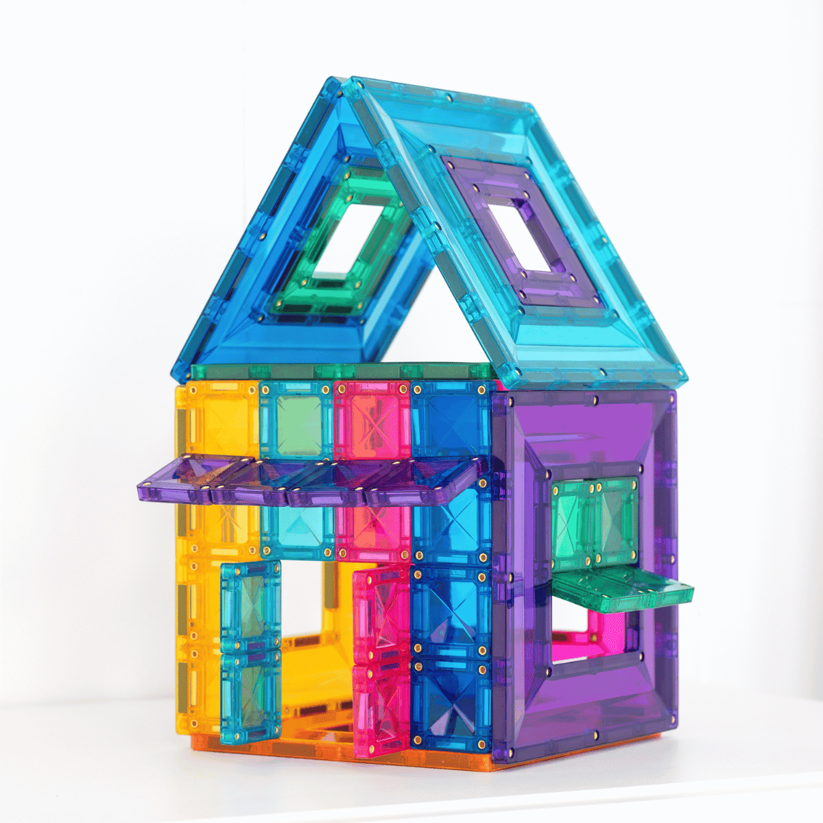 Connetix | Magnetic Tiles | Bright Portal Pack 48 pieces