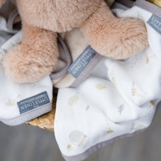 Little Linen Comforter | Plush Toy & Washers | Nectar Bear