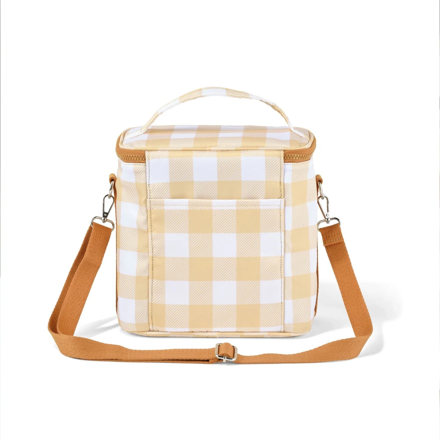 OiOi | Midi Insulated Lunch Bag | Beige Gingham