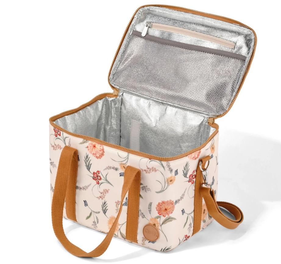 OiOi | Maxi Insulated Lunch Bag | Wildflower