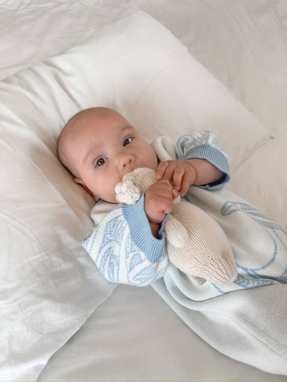The Pēpi Pozy | Pēpi Kākahu Knitted Baby Romper