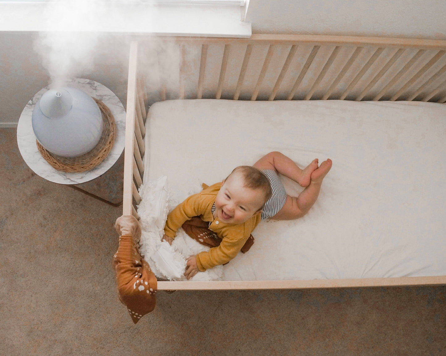Crane | Drop Cool Mist Humidifier 3.75L - Grey
