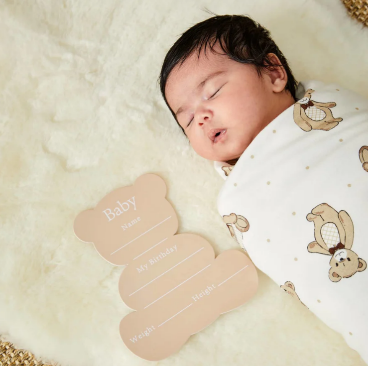 Nothing Hill Jersey Bear Wrap and Arrive Card