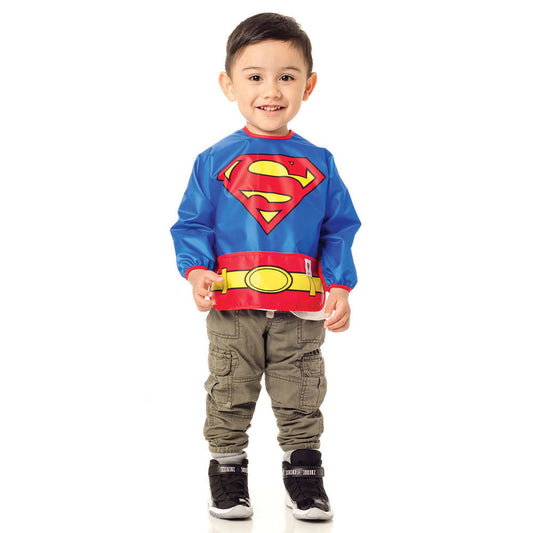 Bumkins  Costume Sleeved Bib - Superman