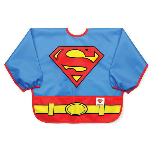 Bumkins  Costume Sleeved Bib - Superman